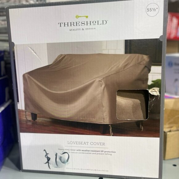 Threshold Loveseat cover outdoor - Picture 2 of 10